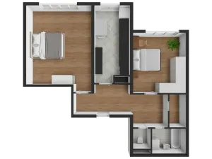 Prodej bytu 2+1, České Budějovice, J. Š. Baara, 61 m2