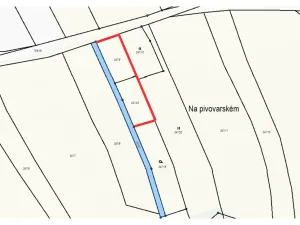 Prodej zahrady, Boršov nad Vltavou, K Pilotovi, 460 m2