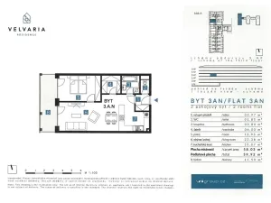Pronájem bytu 2+kk, Horoměřice, Velvarská, 60 m2