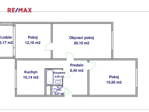 Prodej bytu 3+1, Rokycany, Pražská, 75 m2