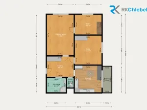 Pronájem bytu 3+1, Ostrava, Gen. Píky, 65 m2