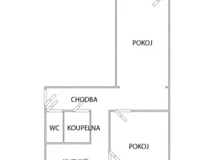 Pronájem bytu 2+1, Kadaň, Budovatelů, 51 m2