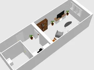 Pronájem bytu 1+kk, Ostrava, Denisova, 32 m2