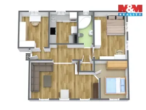 Prodej bytu 4+1, Karlovy Vary, Sládkova, 94 m2