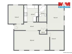 Prodej bytu 4+1, Karlovy Vary, Sládkova, 94 m2