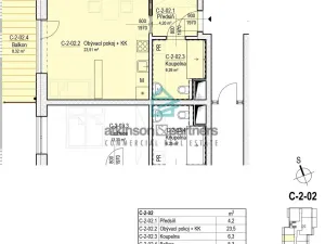 Prodej bytu 1+kk, Hluboká nad Vltavou, 42 m2