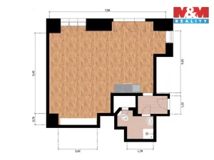 Prodej bytu 1+kk, Praha - Staré Město, Dlouhá, 46 m2