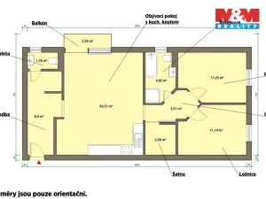 Pronájem bytu 3+kk, Františkovy Lázně, Mládežnická, 73 m2