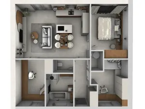 Pronájem rodinného domu, Nechanice, 82 m2