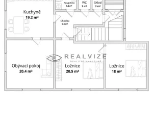 Prodej rodinného domu, Kamenný Újezd, Zahradní, 133 m2