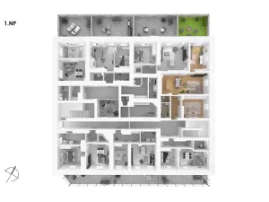 Prodej bytu 3+kk, Postupice, Blanická, 83 m2