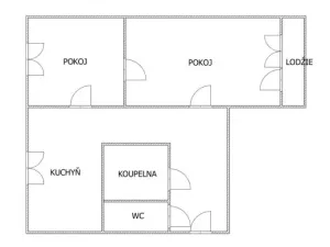 Prodej bytu 2+1, Bílina, M. Švabinského, 52 m2