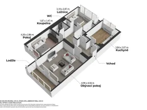 Prodej bytu 3+1, Česká Lípa, Pod Holým vrchem, 73 m2