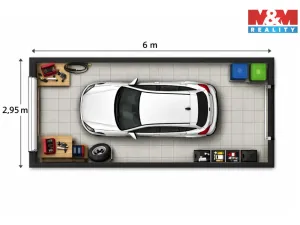 Pronájem garáže, Rychnov nad Kněžnou, 18 m2