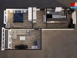 Prodej bytu 2+1, Ústí nad Labem - Ústí nad Labem-centrum, Mošnova, 61 m2