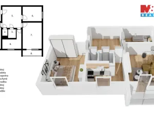 Prodej bytu 3+1, Hradec Králové - Slezské Předměstí, Bratří Štefanů, 68 m2