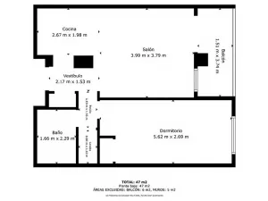 Prodej bytu 2+kk, Adeje, Španělsko, 47 m2