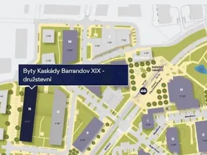 Prodej bytu 3+kk, Praha - Hlubočepy, náměstí Olgy Scheinpflugové, 78 m2