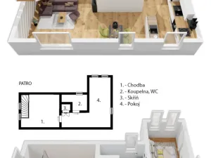 Prodej rodinného domu, Bavoryně, 80 m2