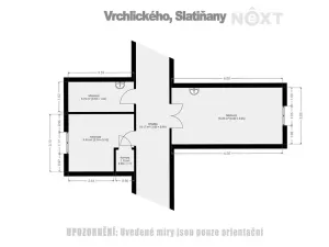 Pronájem ordinace, Slatiňany, Vrchlického, 35 m2