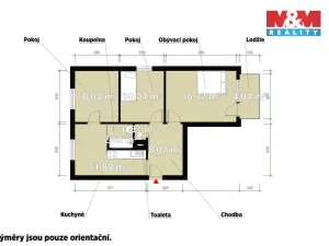 Prodej bytu 3+1, Plzeň - Lobzy, Pod Vrchem, 62 m2