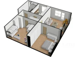 Prodej bytu 3+1, Písek, Budovatelská, 80 m2