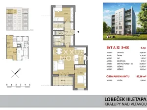 Prodej bytu 3+kk, Kralupy nad Vltavou, Štefánikova, 87 m2