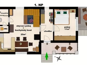 Prodej chalupy, Stříbrná Skalice, 92 m2