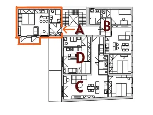 Prodej bytu 2+kk, Praha - Košíře, Holečkova, 52 m2