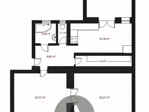 Pronájem bytu 2+1, Brno, Žabovřeská, 80 m2