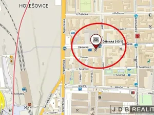 Pronájem kanceláře, Praha - Holešovice, Dělnická, 75 m2