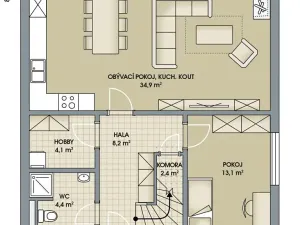 Prodej rodinného domu, Poděbrady, 138 m2