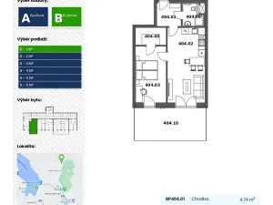 Prodej bytu 2+kk, Brno, Ondrova, 77 m2