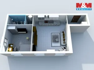 Pronájem bytu 2+kk, Pečky, Tř. 5. května, 50 m2