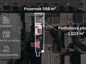 Prodej obchodního prostoru, Zlín, třída Tomáše Bati, 1023 m2