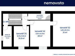 Prodej kanceláře, Ostrava, Sokola Tůmy, 197 m2