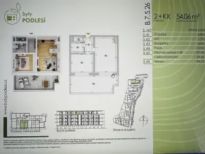 Pronájem bytu 2+kk, Jablonec nad Nisou, Jezdecká, 83 m2