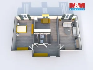 Prodej bytu 2+1, Ostrava - Zábřeh, Krasnoarmejců, 52 m2