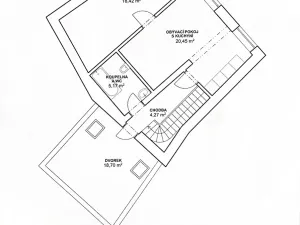 Pronájem rodinného domu, Kladno, Dr. Vrbenského, 115 m2