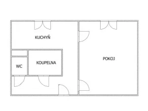 Pronájem bytu 1+1, Ostrov, Májová, 36 m2