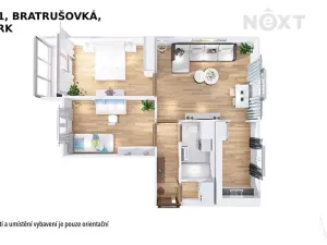Prodej bytu 3+1, Šumperk, Bratrušovská, 68 m2