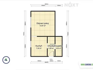 Prodej bytu 1+1, Zábřeh, Havlíčkova, 28 m2