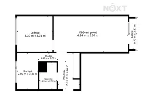 Pronájem bytu 2+1, Vrchlabí, Revoluční, 60 m2