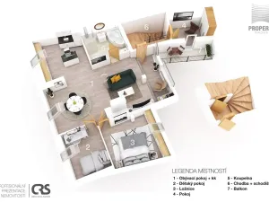 Prodej bytu 3+kk, Brno, Ríšova, 118 m2