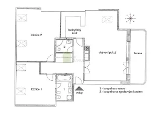 Prodej bytu 3+kk, Praha - Podolí, Levá, 150 m2