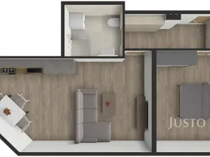 Pronájem bytu 2+kk, Bechyně, Soukenická, 39 m2