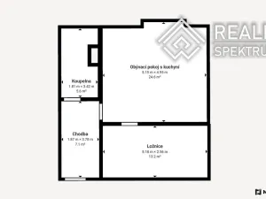 Pronájem bytu 2+kk, Letohrad, U Valu, 51 m2