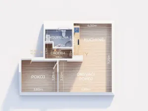 Prodej bytu 2+kk, Olomouc, Husitská, 60 m2