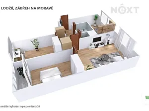 Pronájem bytu 3+1, Zábřeh, Krumpach, 67 m2