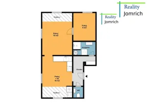 Pronájem bytu 2+1, Liberec, Palackého, 55 m2